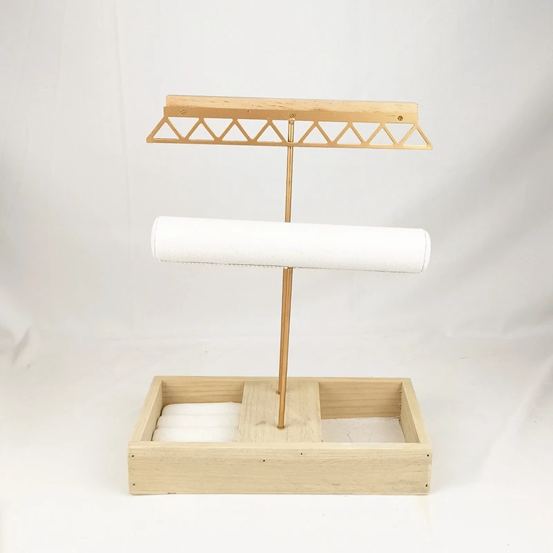 

Gold Earring Stand Jewelry Storage Rack Display Stand Metal Jewelry Display Stand Necklace Earrings Ring Display