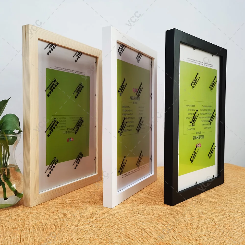 Nordic Simple Wooden Frame For Picture With Plastic Glass Photo Frames for Wall Picture Frames Wall Photo Frame Poster Frame