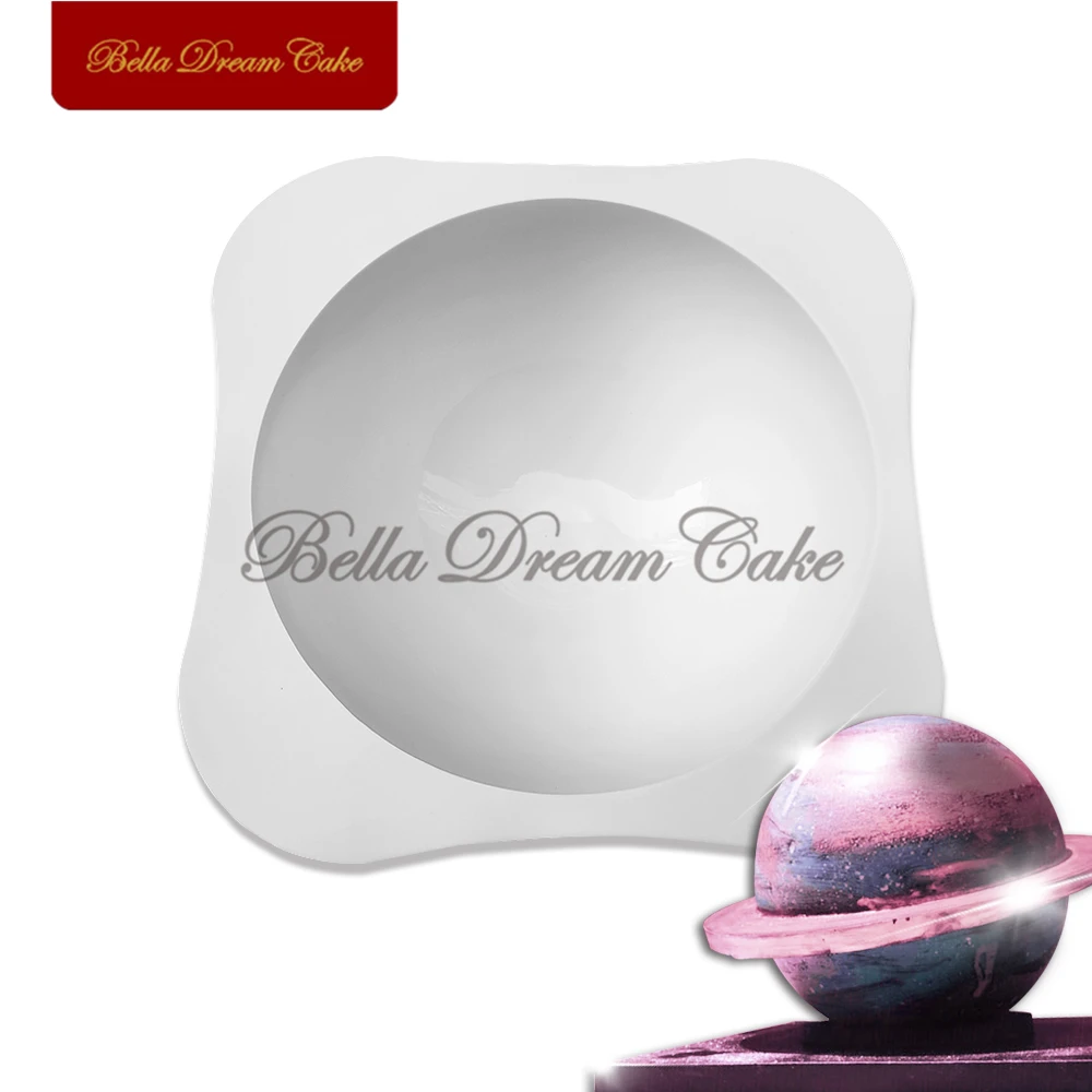 3D полусфера силиконовая форма для Мусса творческий заливки шоколада
