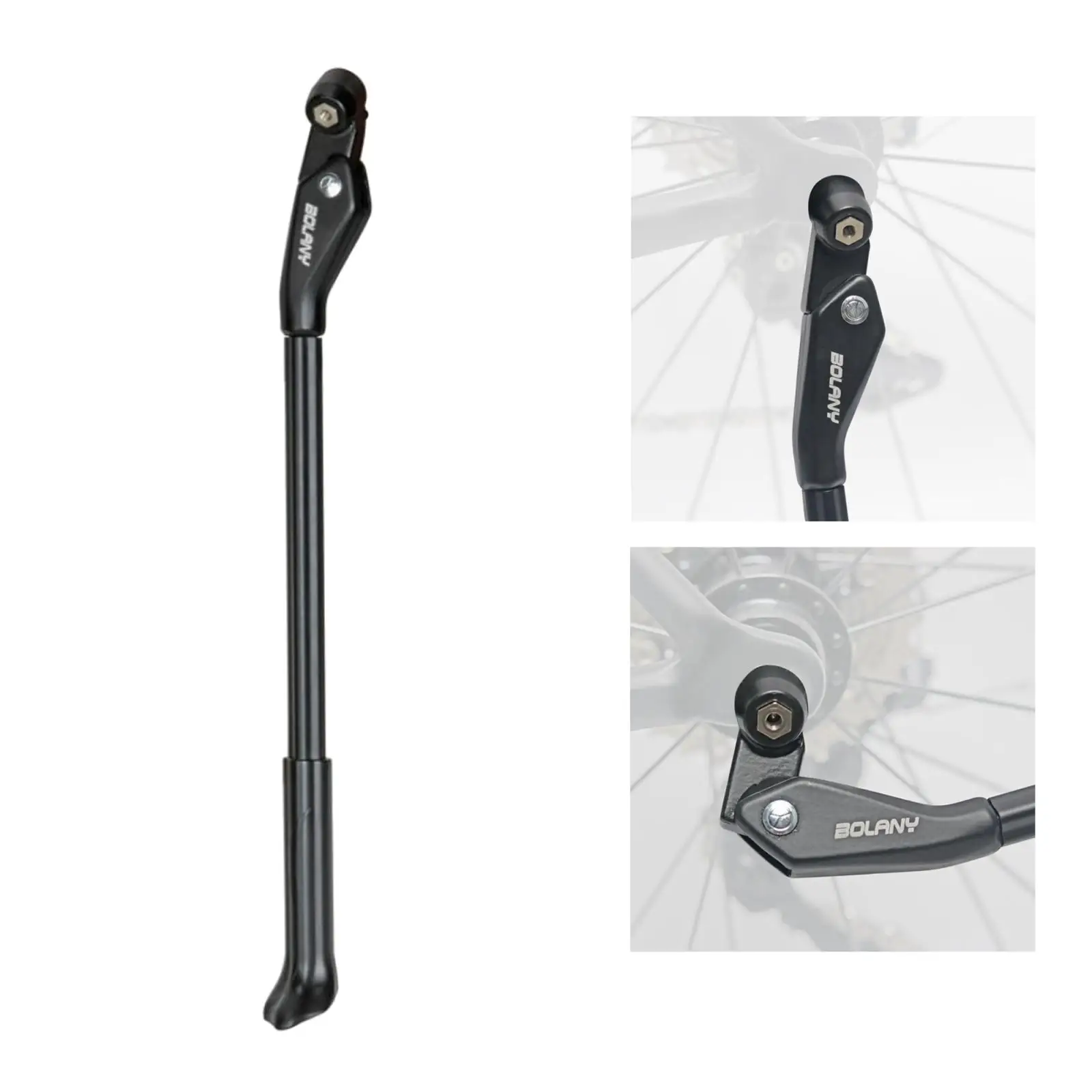 Bike Kickstand Lightweight Rear Hub Mount Non-Slip Side Stand Replacement | Спорт и развлечения