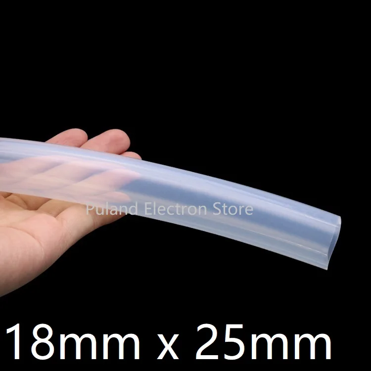 Силиконовая трубка 18*25 гибкая термостойкая для пищевых продуктов диаметр 18 мм