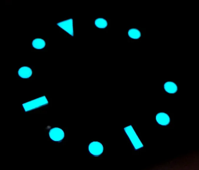 Watch accessories dial sunburst black  blue yellow red with BGW9 luminous fit Japanese NH35/36 automatic movement 28.5 mm