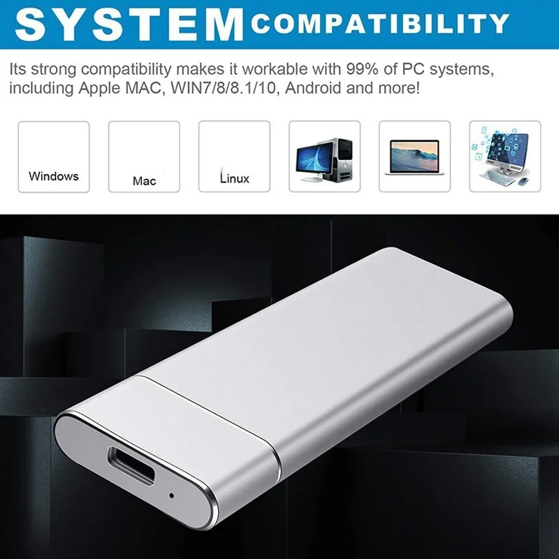m 2 ssd mobile solid state drive 2tb 1tb storage device hard drive computer portable usb 3 1 mobile hard drives solid state disk free global shipping