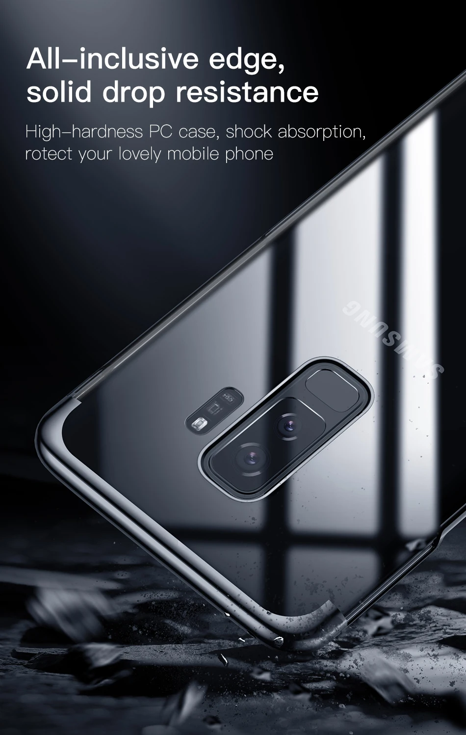Baseus Luxury Plating Phone Case For Samsung Galaxy S9 Plus Coque Ultra Thin Soft Silicone Back Cover For Galaxy s9 Fundas