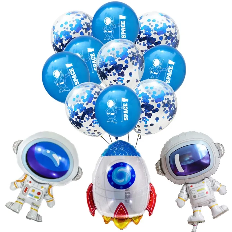 

Astronaut Balloons Rocket Foil Balloons Outer Space Party Theme Party Boy Kids Happy Birthday Party Decor Favors Helium Globals