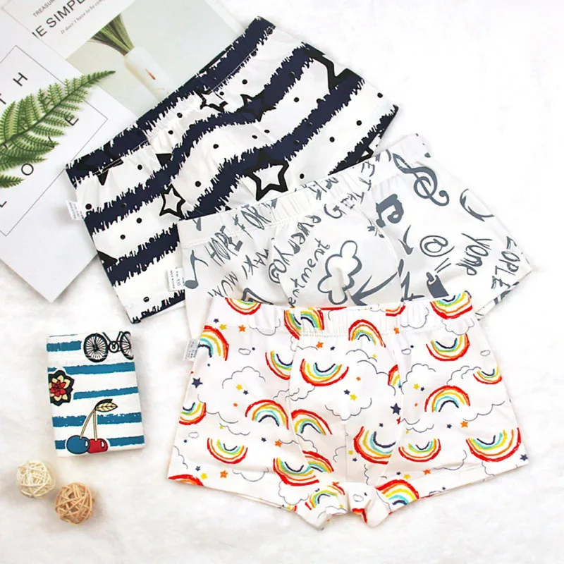 Нижнее белье для маленьких мальчиков Симпатичные хлопковые трусики модные