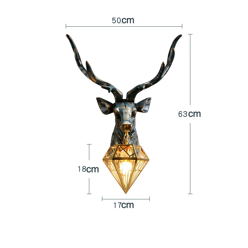 Настенные светильники в американском ретро стиле для помещения настенный
