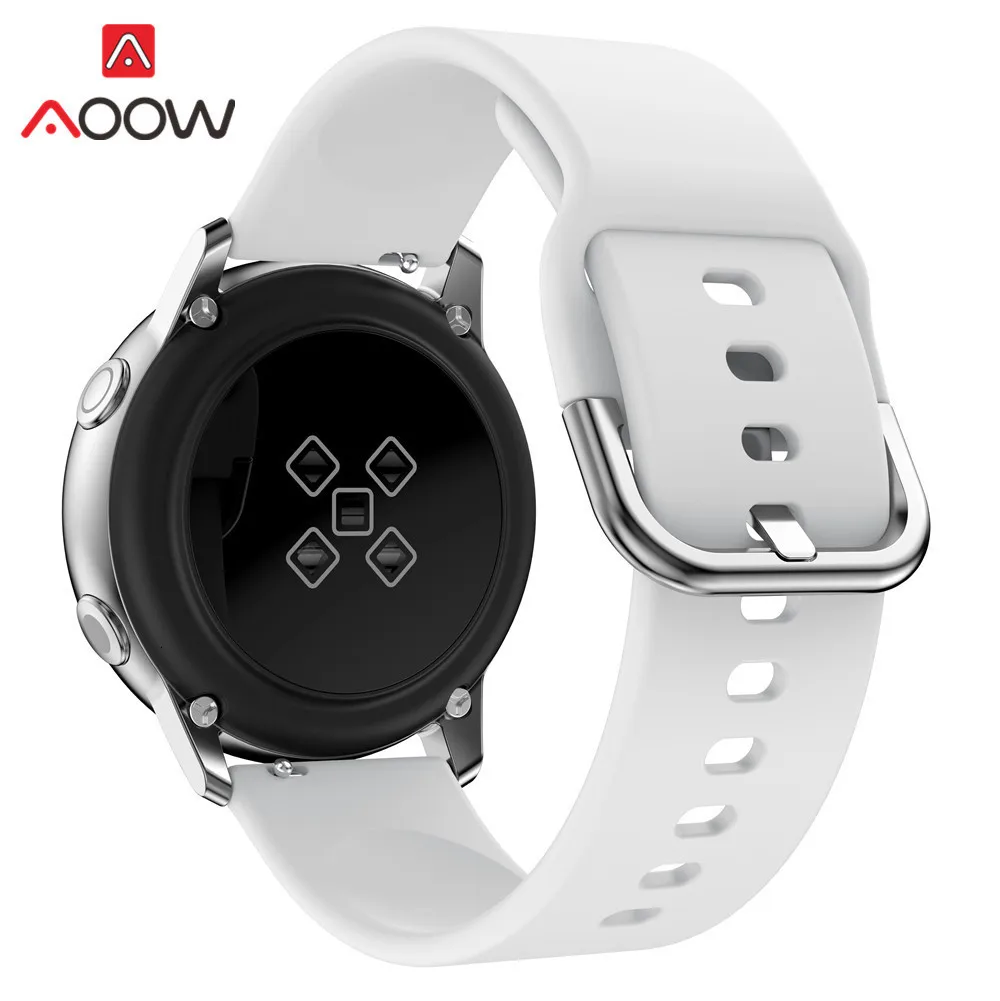 20 мм силиконовый ремешок для часов samsung Galaxy Watch Active 42 мм S2 Huami Amazfit Bip Leopard браслет с принтом ремешок Correa
