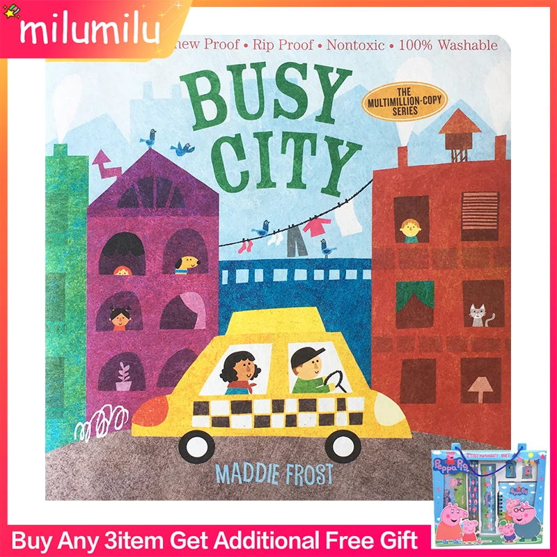 

Busy City Indestructibles Board Book Early Childhood Education Books Original English Books