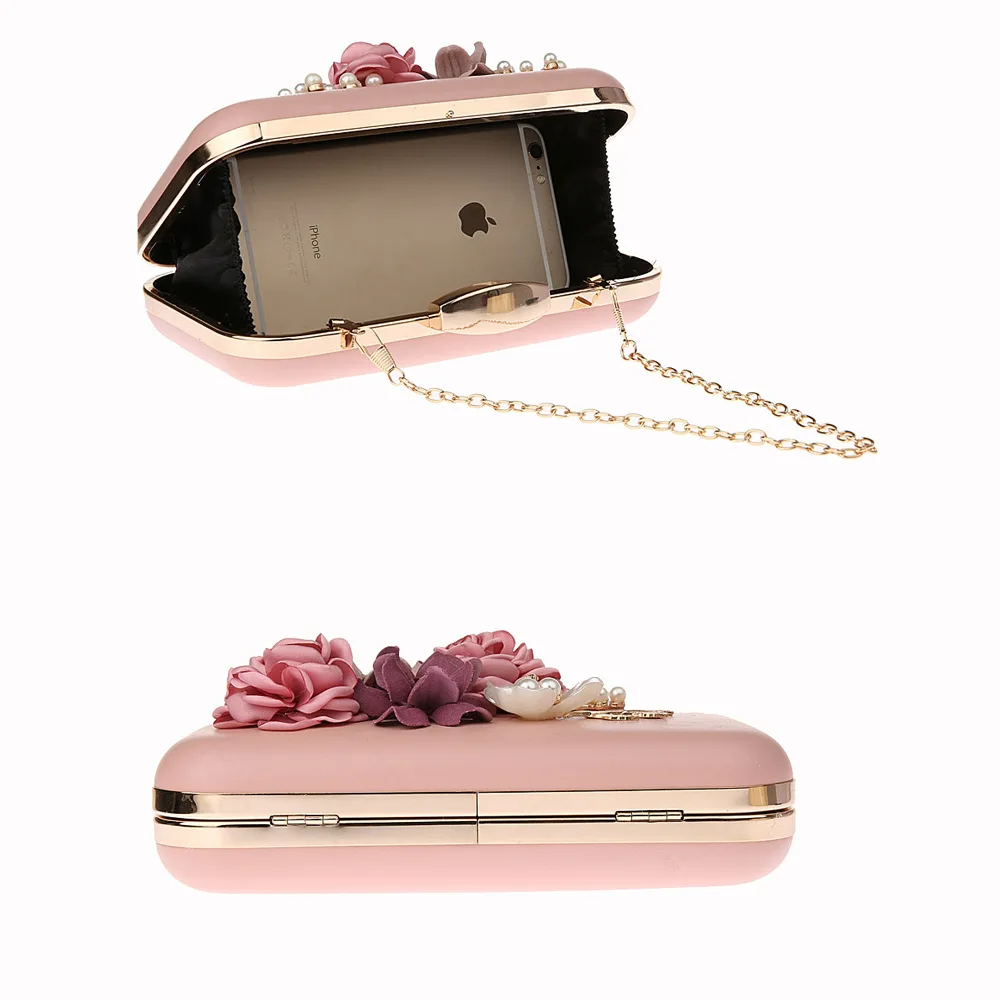 

Korean Lovely Flower Bag Banquet Bag Hand Bag Practical Dress Bag Fashionable Purses Lipstick Bag Make Up Bags Handbags Bags