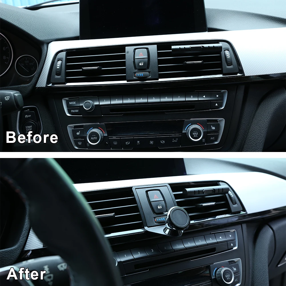 universal air vent stand magnetic car phone holder trim for bmw f22 f23 f30 f31 f34 f32 f33 f34 f35 f36 f80 f82 m4 2013 2019 free global shipping