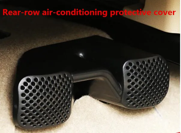 

2Pcs Under Rear Seat Air Outlet Cover A/C Heater Floor Air Conditioner Duct Grill Grille for Renault Koleos MK2 Kadjar 2016 2017