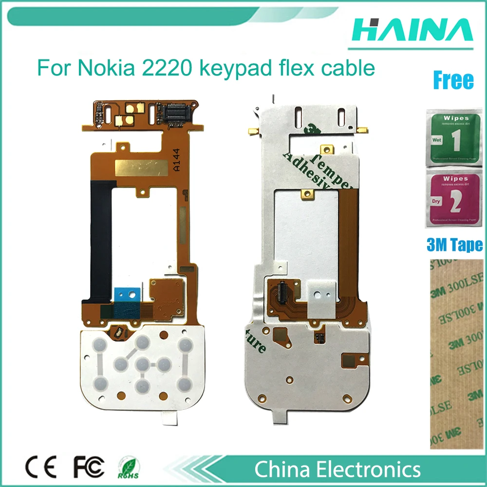 Новая клавиатура гибкий кабель плоская лента с камерой для клавиатуры Nokia 2220