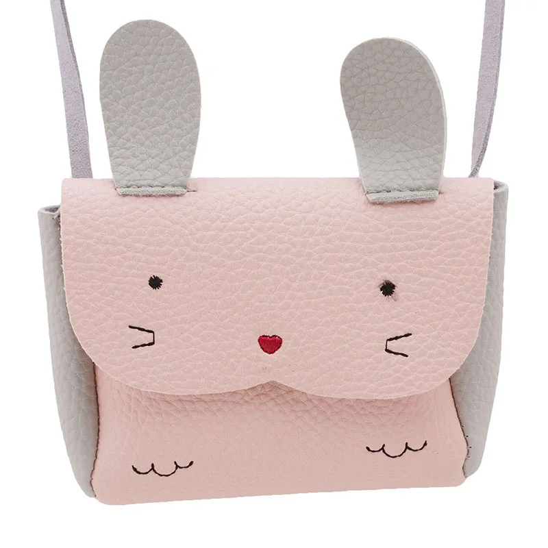 

New Hot Sale Girls PU Coin Purse Bag Wallet Kids Rabbit One Shoulder Bag Small Coin Purse Change Wallet Kids Bag