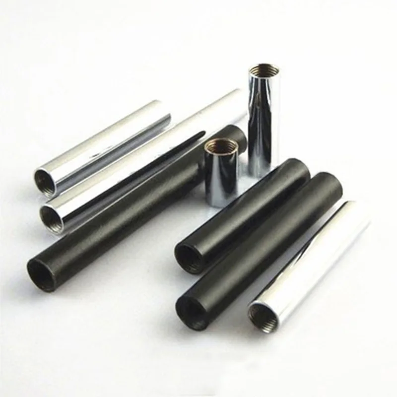 

20pcs DIA11.5MM Internal Teeth M10 Straight Tube Two Ends Threaded Connection Hollow Tube Straight Rod DIY Table Lamp Chandelier