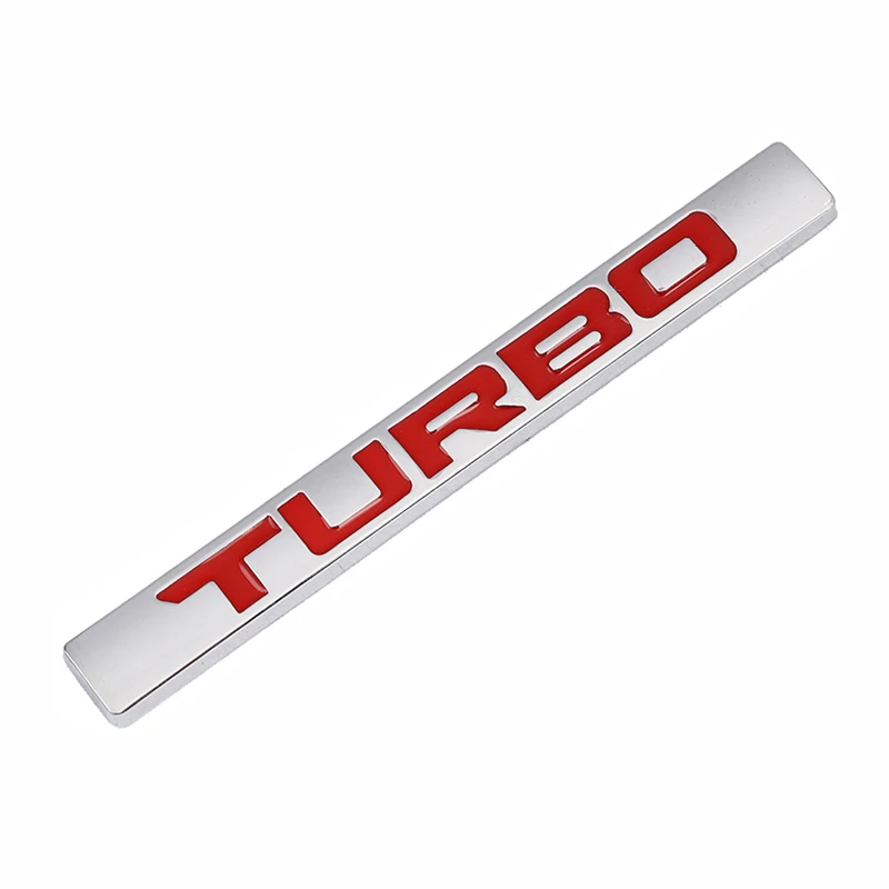 Металлическая автомобильная 3d наклейка с логотипом Turbo эмблема значок наклейки