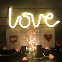 creative led neon light sign love wedding party decoration neon lamp valentines day anniversary home decoration night lamp gift