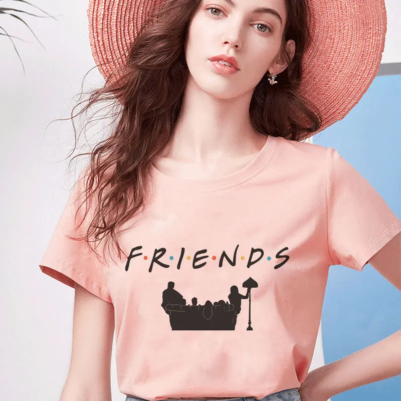 Футболка женская с принтом Друзья ТВ шоу размеры S M L XL XXL|Футболки| |