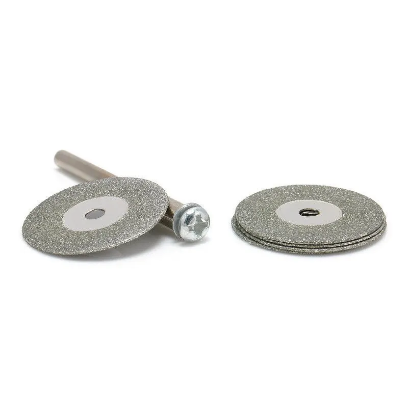 

Lots 5 PCS 22mm Emery Diamond Cutting Blades Drill Bit +1 Mandrel