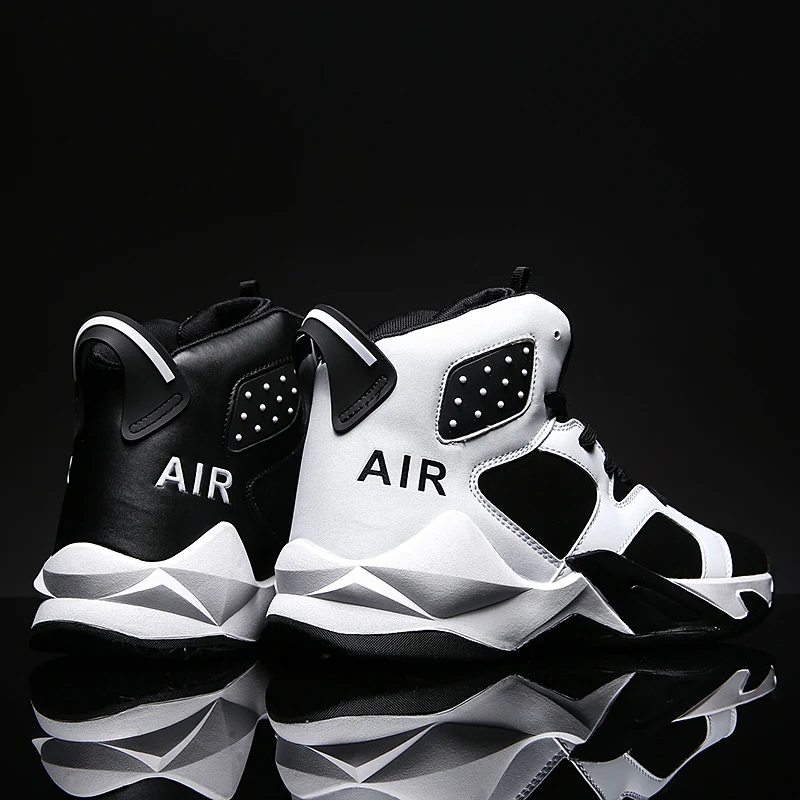 UYOYU с высоким берцем большие Размеры Баскетбольная обувь Для мужчин на открытом