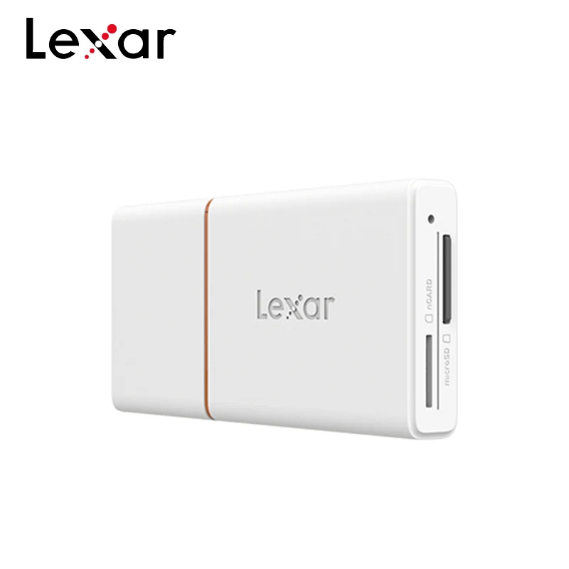 100% Оригинальный USB 3 1 Lexar 2 в микро SD Кардридер высокоскоростной двойной порт NM
