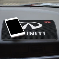 car anti skid pad non slip pvc phone holder mat silicone ornament for infiniti q50 fx35 qx70 g37 esq qx50 interior accessories