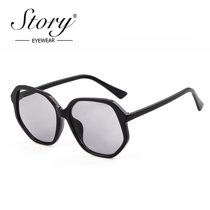 История Карамельный цвет солнцезащитные очки в стиле ретро Брендовая