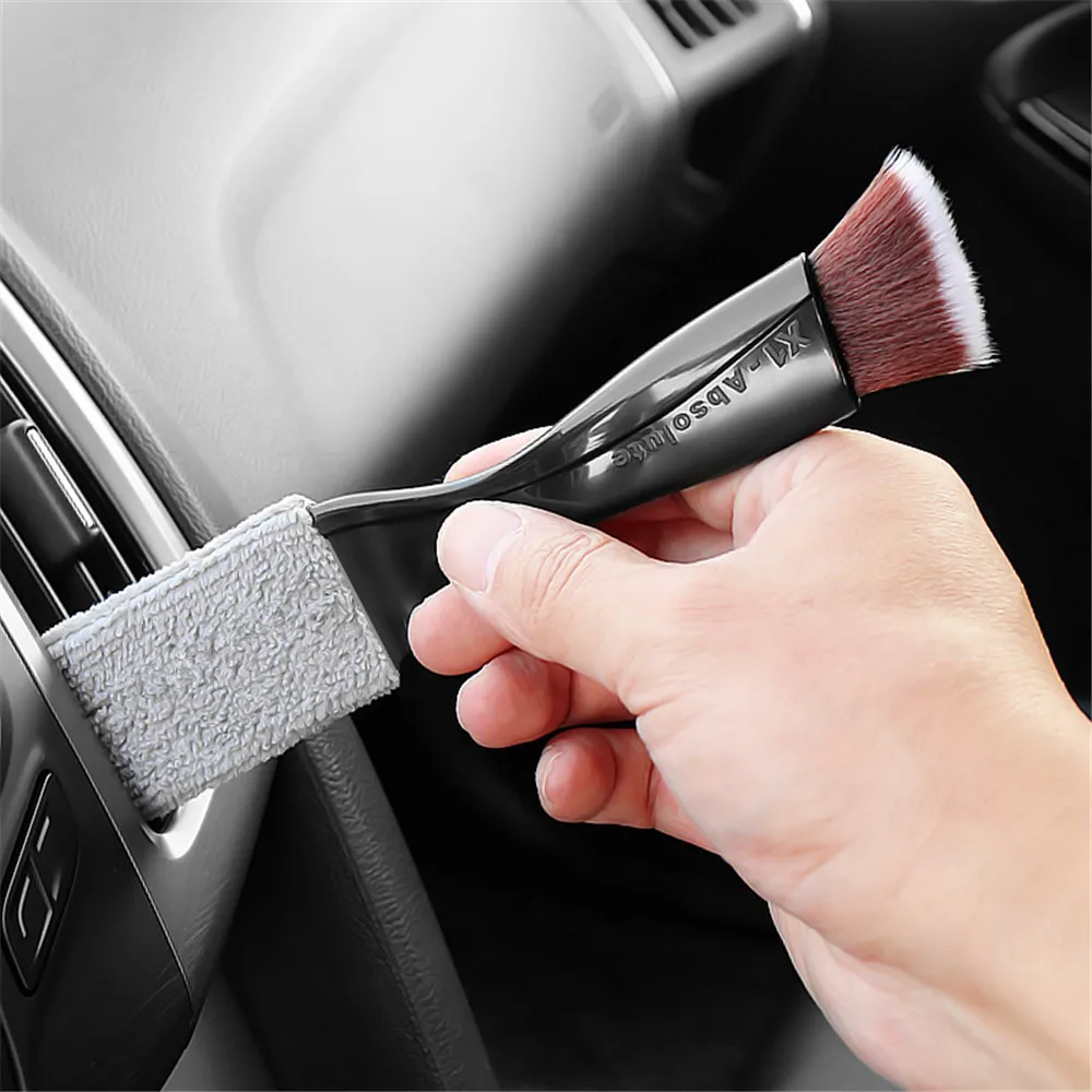 

Olevo Double Side Multi-function Interior Cleaning Brushes Car Wash Tools For Air Conditioning Panel Gap Dusting Remove