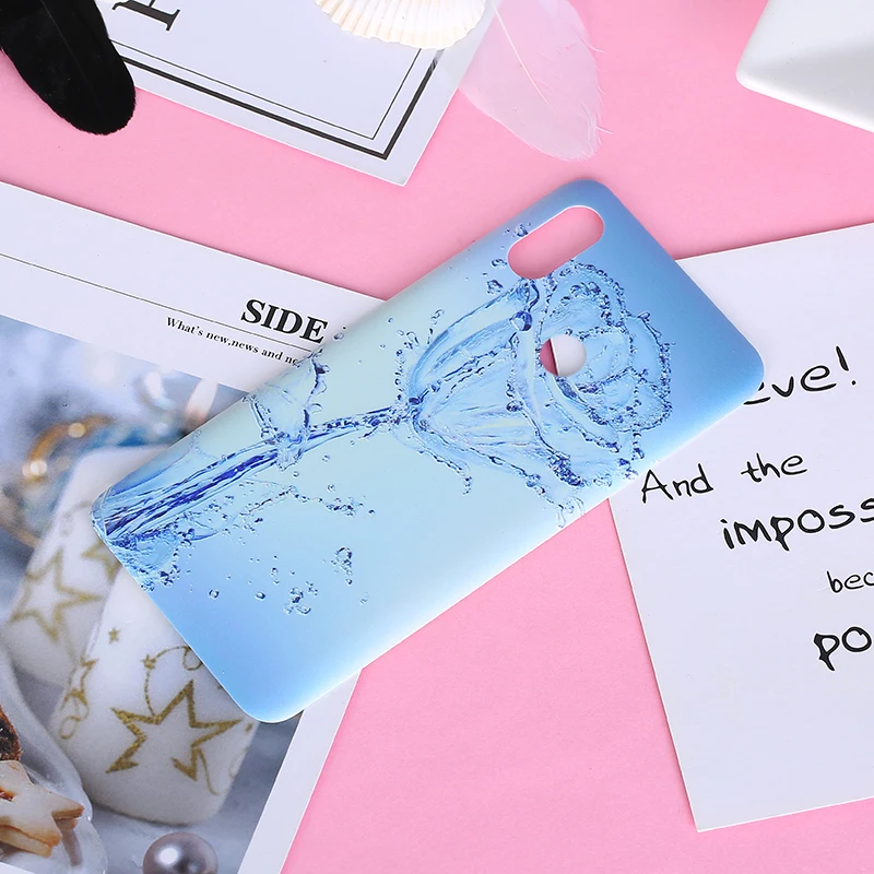 Модная задняя крышка с тиснением для xiaomi mi 8 mi 8, крышка батареи, корпус, замена, запасные части, клей 3M для xiaomi 8