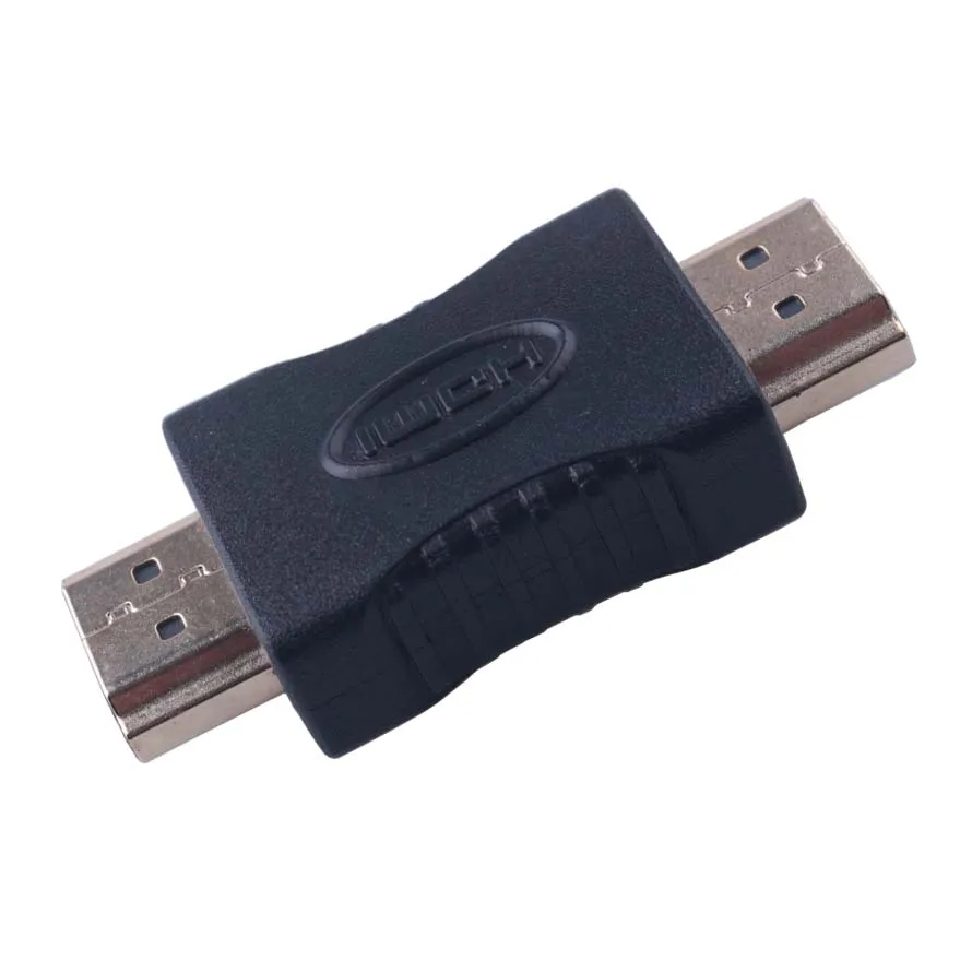 Позолоченный Переходник HDMI-HDMI штырь-штырь адаптер для проектора оптовая продажа