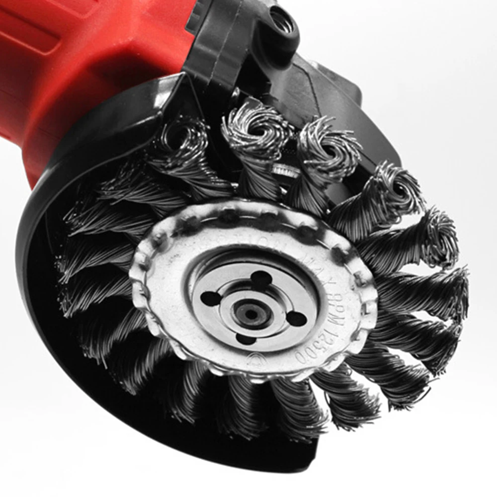 Узелковая скамейка стальная проволочная щетка для удаления заусенцев угловой