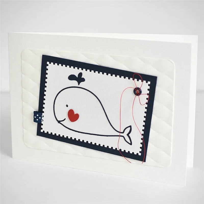 GJCrafts Кит рыба штампы для резки металла изготовления открыток скрапбукинг