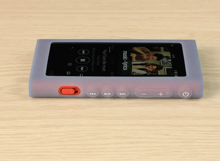 Силиконовый чехол для Sony Walkman NW A55HN A56HN A57HN A50 A55 A56 A57 с защитой экрана и ремешками mp3