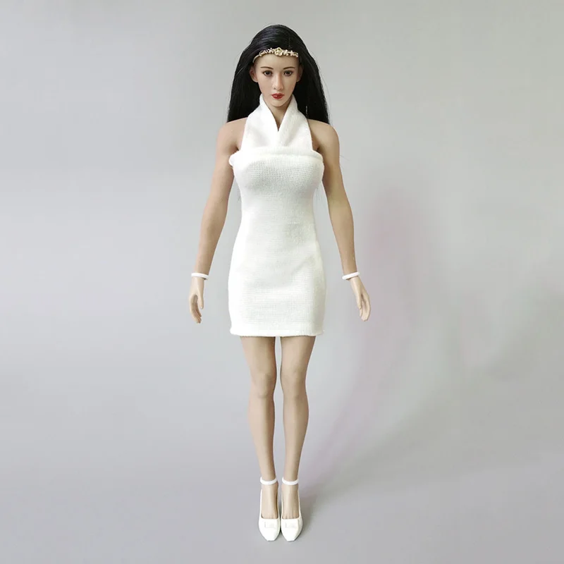 Масштаб 1/6 Женская Сексуальная мини-юбка одежда женское сексуальное короткое