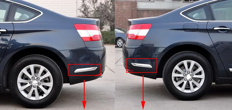 Benekar хромированный бампер для Toyota Camry Серебряная отделка полосы украшения крышка для Citroen C5 2008