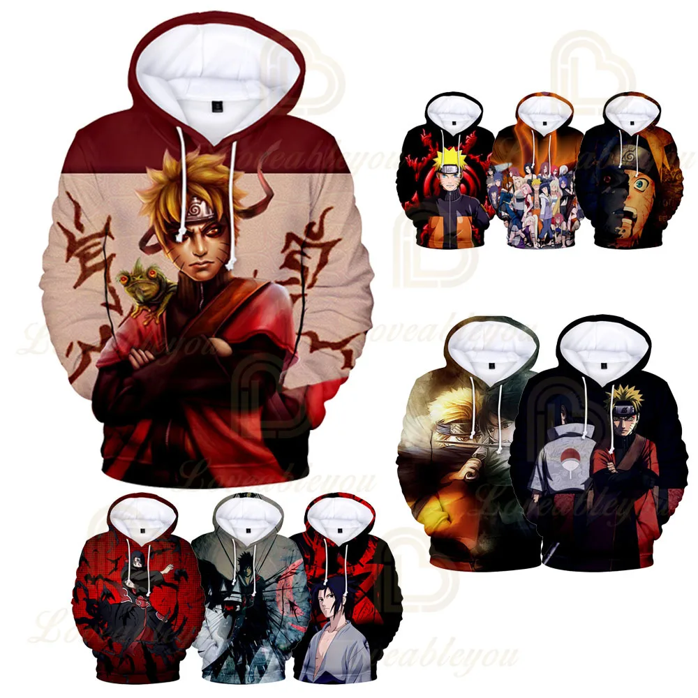 Худи удзумаки с 3D принтом для мужчин и женщин забавная Осенняя уличная одежда в