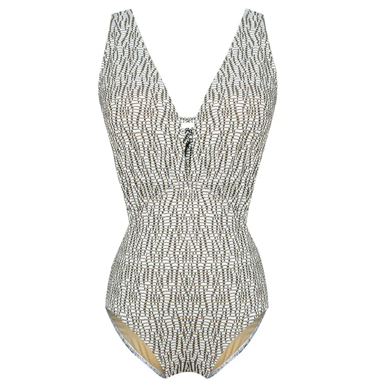 

SANQi female swimsuit women's sexy small chest gathered models were thin hot spring hot spring vacation swimwear