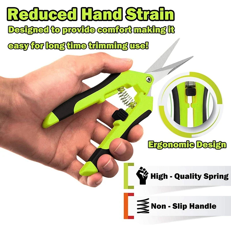 

Trimming Scissors Small Pruning Scissors for Plant - Hand Pruner Pruning Shear 5 Pack
