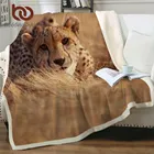 BeddingOutlet одеяло из шерпы с леопардовым принтом, одеяло в виде гепарда для кровати, 3D животное, мягкое пушистое одеяло, плюшевое одеяло для фотосъемки, постельное белье