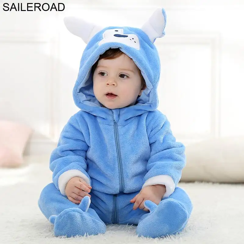 H2348 dogs SAILEROAD мультфильм ленивец пижама с молнией для ребенка зимнее новорожденное спальное платье детская одежда одеяло для малыша - Цвет: H2348 dogs