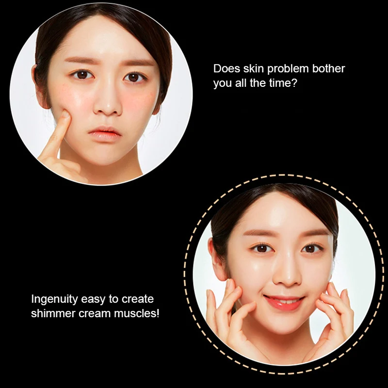 

1 Pcs Mushroom Head Air Cushion CC Cream Moisturizing Foundation Natural Brightening Makeup BB Cream