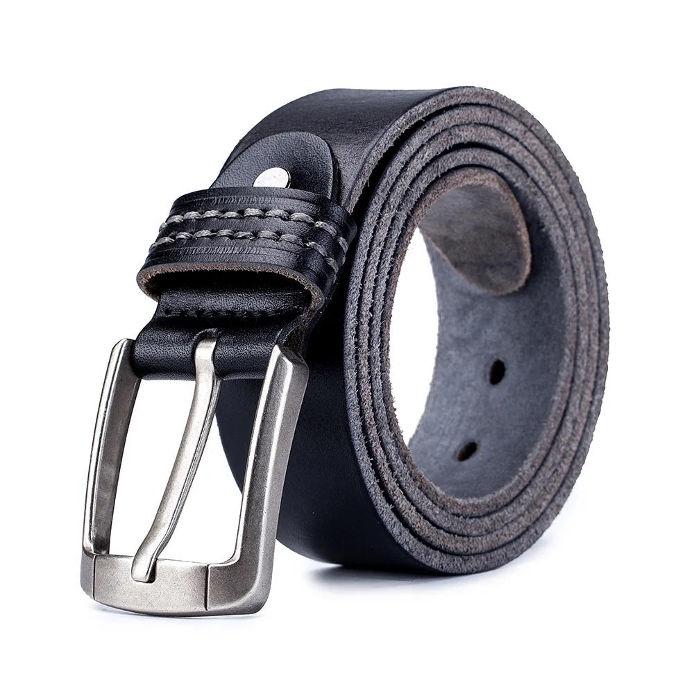

men belt male high quality leather belt men male genuine leather strap luxury pin buckle personality vintage jeans belt