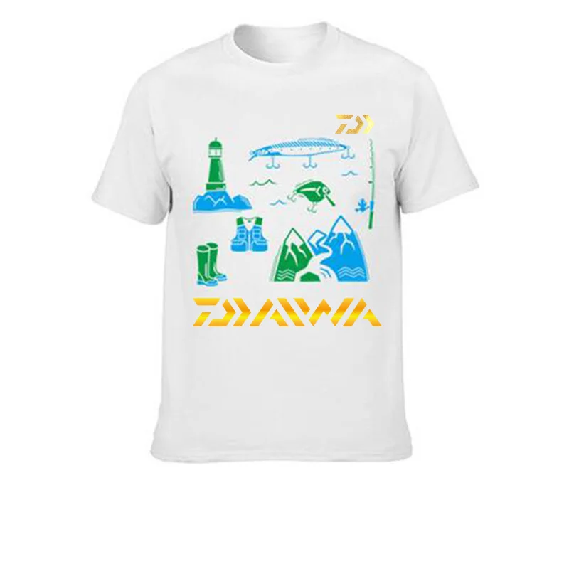 

2020 DAIWA Fishing Clothing Men Ultrathin Sunscreen Short Sleeve Anti-uv Breathable Coat Summer Fishing Shirt Size XS-5XL Jacket