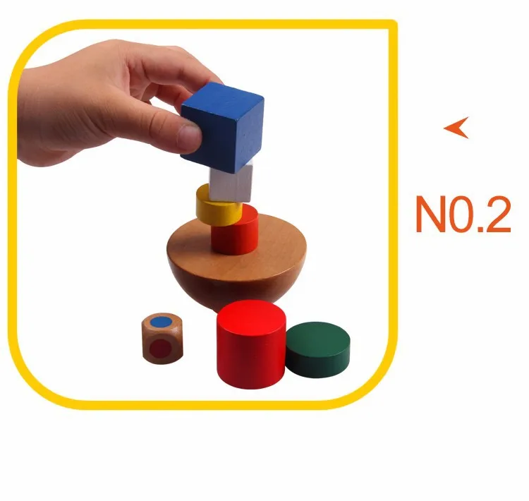Montessori Color Shape Perceptivity Developing Educational Wooden Toys For Children Kids Birthday Gift Mictorio Infantil Chunks