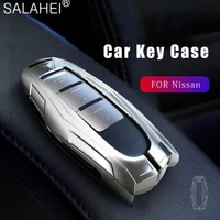 zinc alloy car remote key case cover for nissan qashqai x trail t32 t31 juke j10 j11 kicks tiida pathfinder note for infiniti