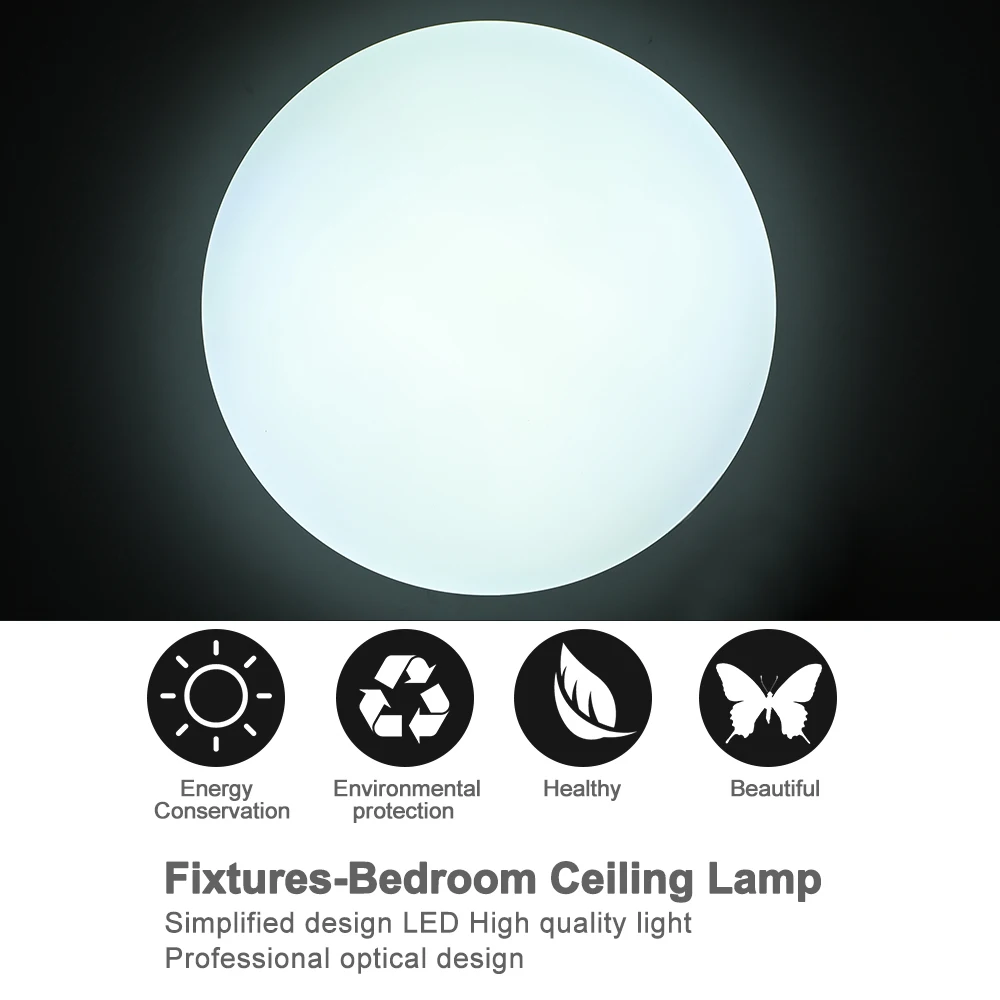 Музыкальный светодиодный потолочный светильник Звездный RGB с утапливаемым