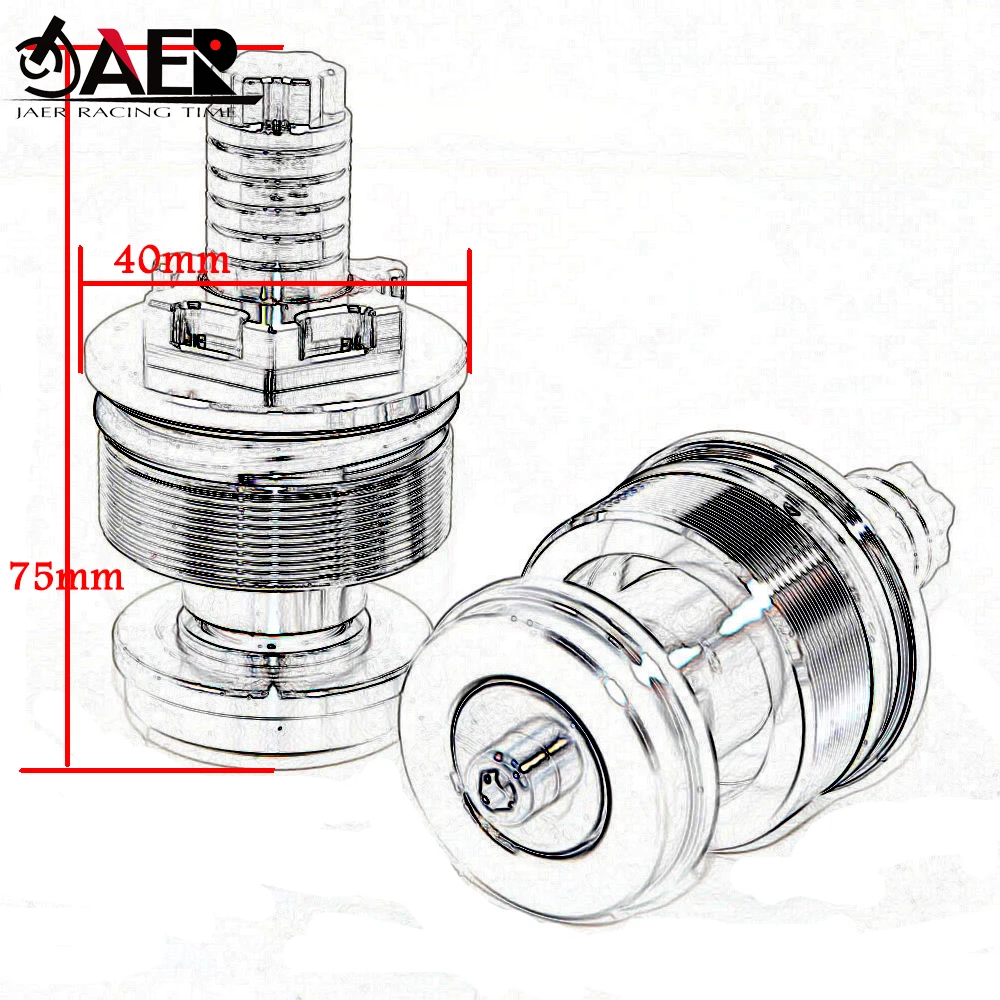 

Fork Preload Bolts Cap motocross Fork Nut bolt for Yamaha Yzf R3 2015-2018 R25 2013-2018 R3 ABS MT07