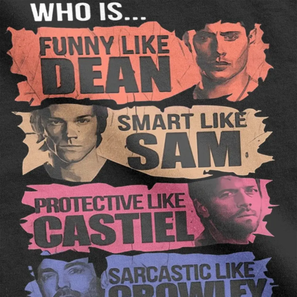 Men T-Shirts I Want A Man Who Is Yep I'm Gonna Die Alone Funny 100% Cotton Tee Shirt Supernatural T Graphic Clothes |