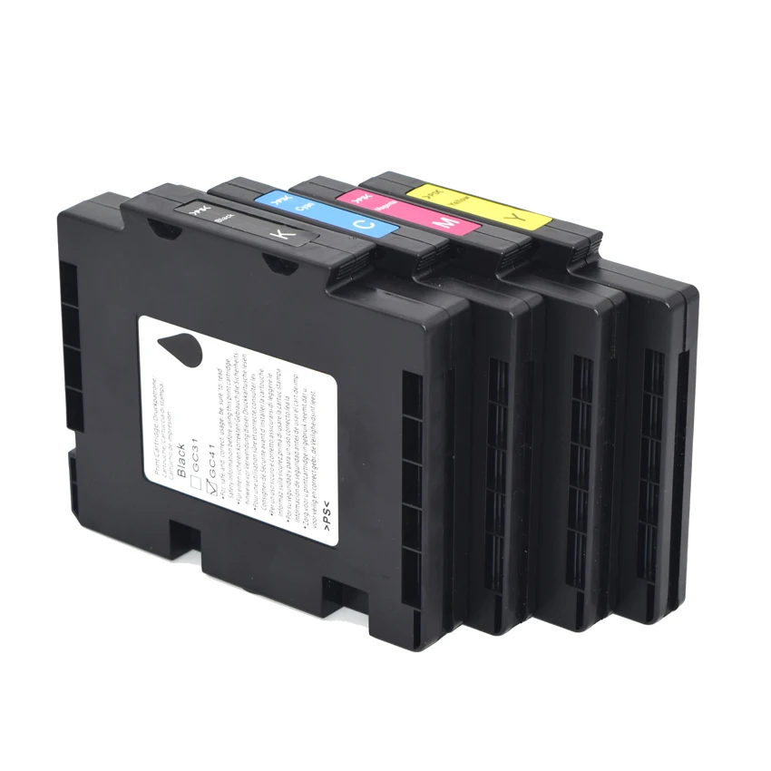 Пустой совместимый чернильный картридж GC41 с чипом для принтера Ricoh Aficio SG 3110DN 3100 2100