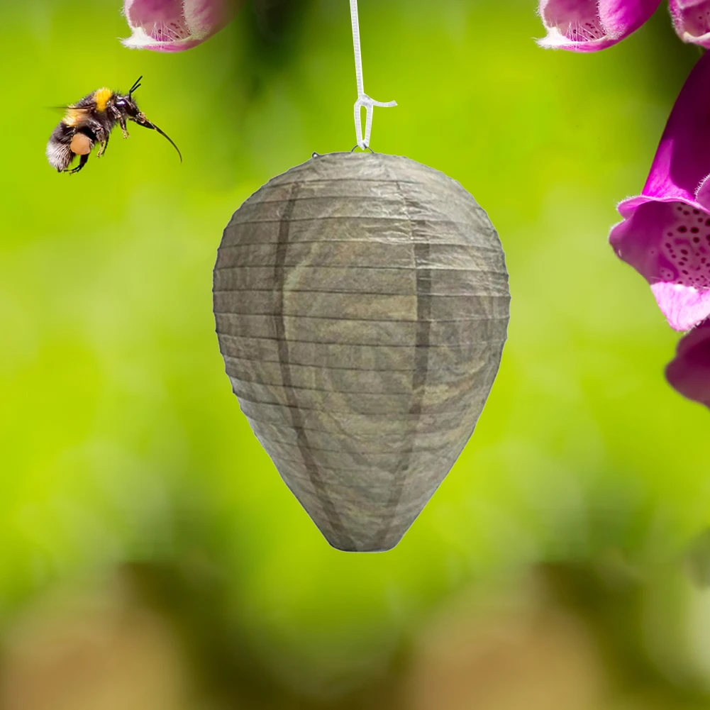 

Simulated Hive Bee Hornets Fake Wasp Nest Deterrent Fly Catcher Repellent Pest Traps Control Products Home & Garden Supplies
